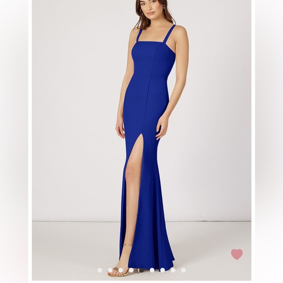 Azazie Gianetta Bridesmaid Dress - Royal Blue - Picture 1 of 6